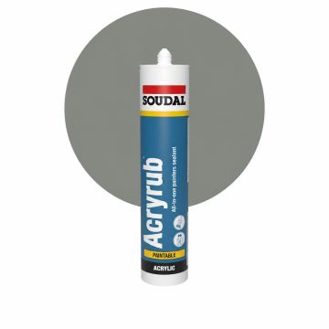 Soudal Acryrub grå 310ml