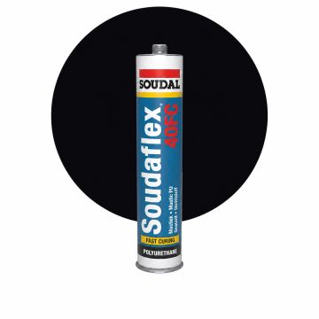 Soudal Soudaflex 40 Fc Svart Monteringssats 310ml