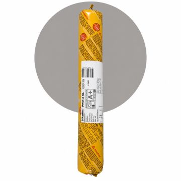 Sikaflex PRO-3 SL 600ml Betonggrå 600ml