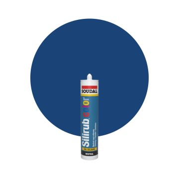 Soudal Silirub Color RAL 5010 Gentianablå Silikonfog 300ml