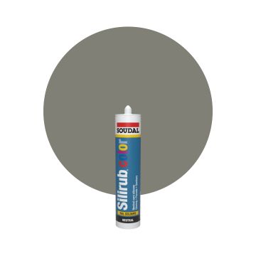 Soudal Silirub Color RAL 7023 Betonggrå Silikonfog 300ml