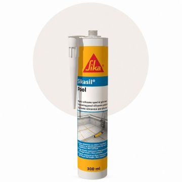 Sikasil Pool Vit Silikonfog 300ml