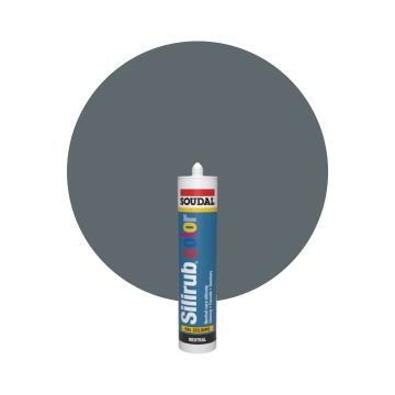 Soudal Silirub Color RAL 7031 Blågrå Silikonfog 300ml