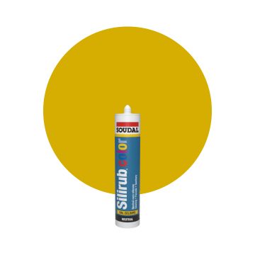 Soudal Silirub Color RAL 1002 Sandgul Silikonfog 300ml