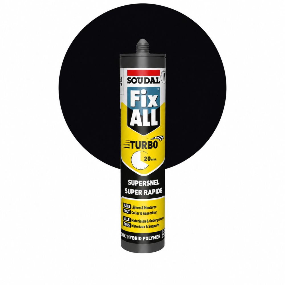 Soudal Fix-All Turbo - Svart main product photo