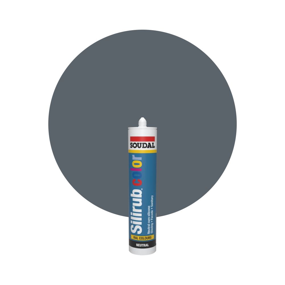Soudal Silirub Color - RAL 7011 Järngrå main product photo