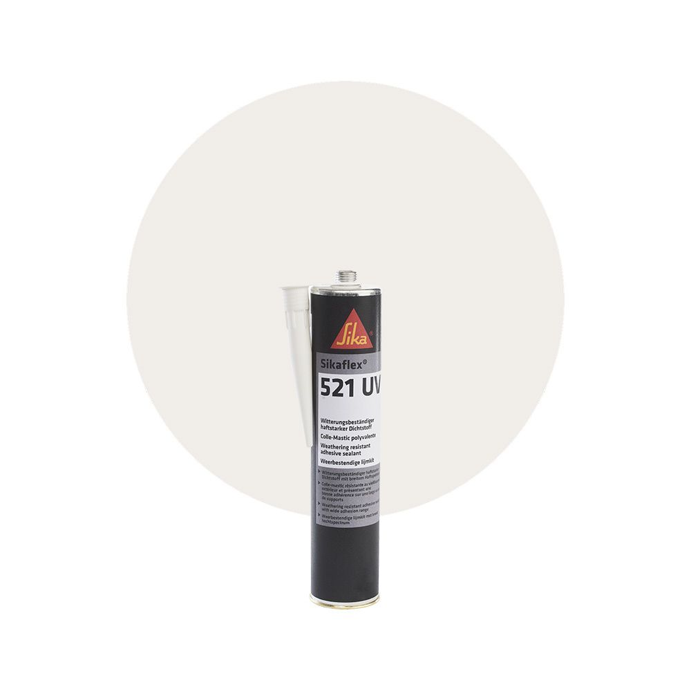 Sikaflex 521 UV - Vit, 300 ml main product photo