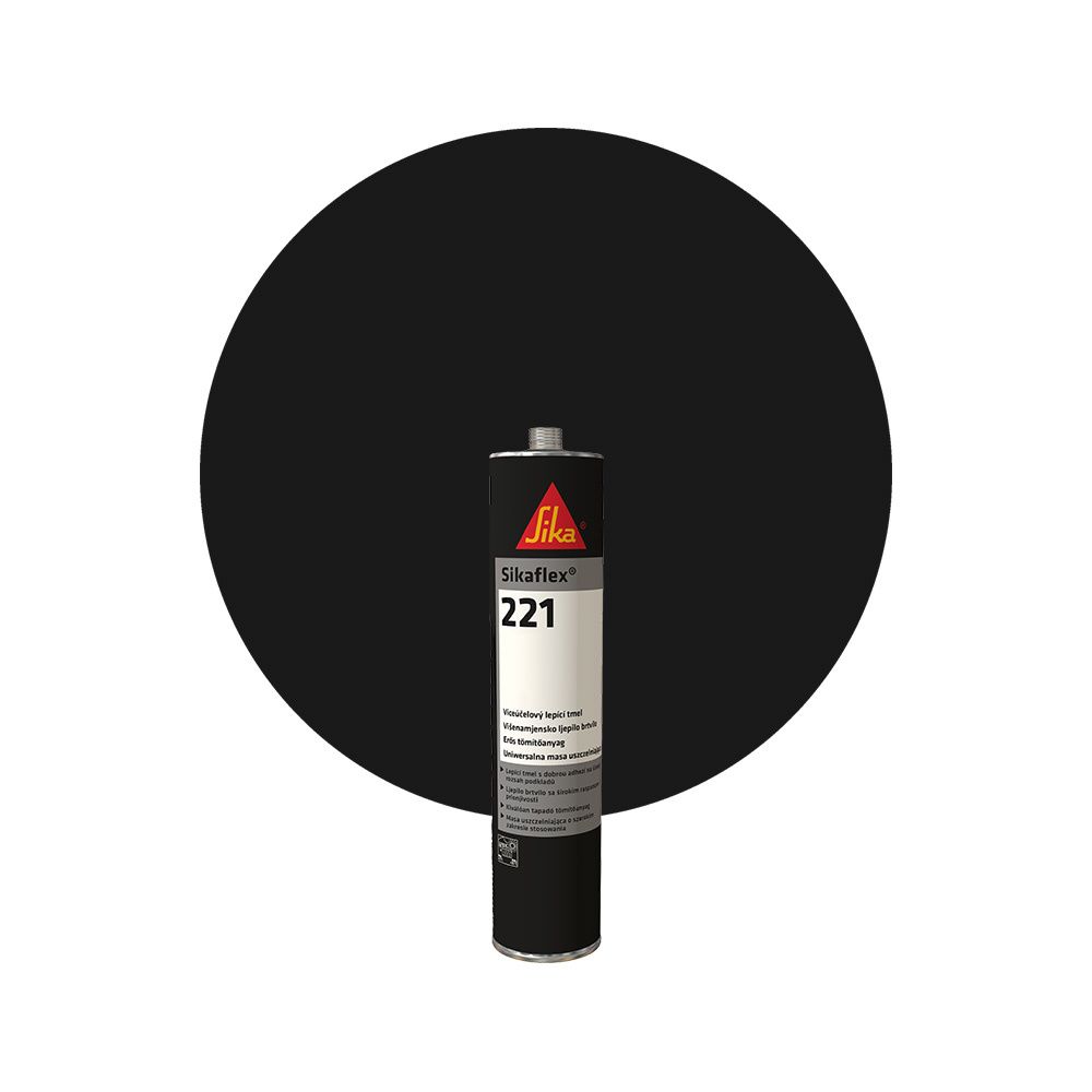 Sikaflex 221 - Svart, 300 ml main product photo