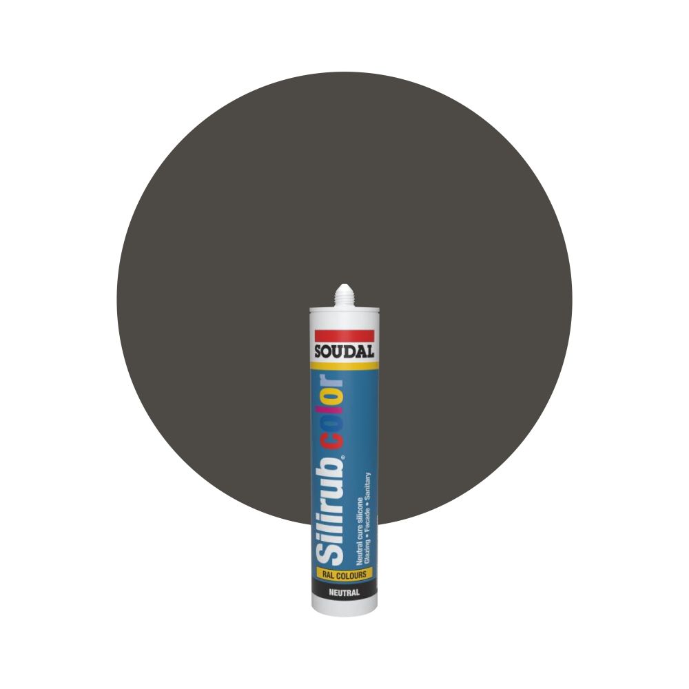 Soudal Silirub Color - RAL 7022 Umbragrå main product photo
