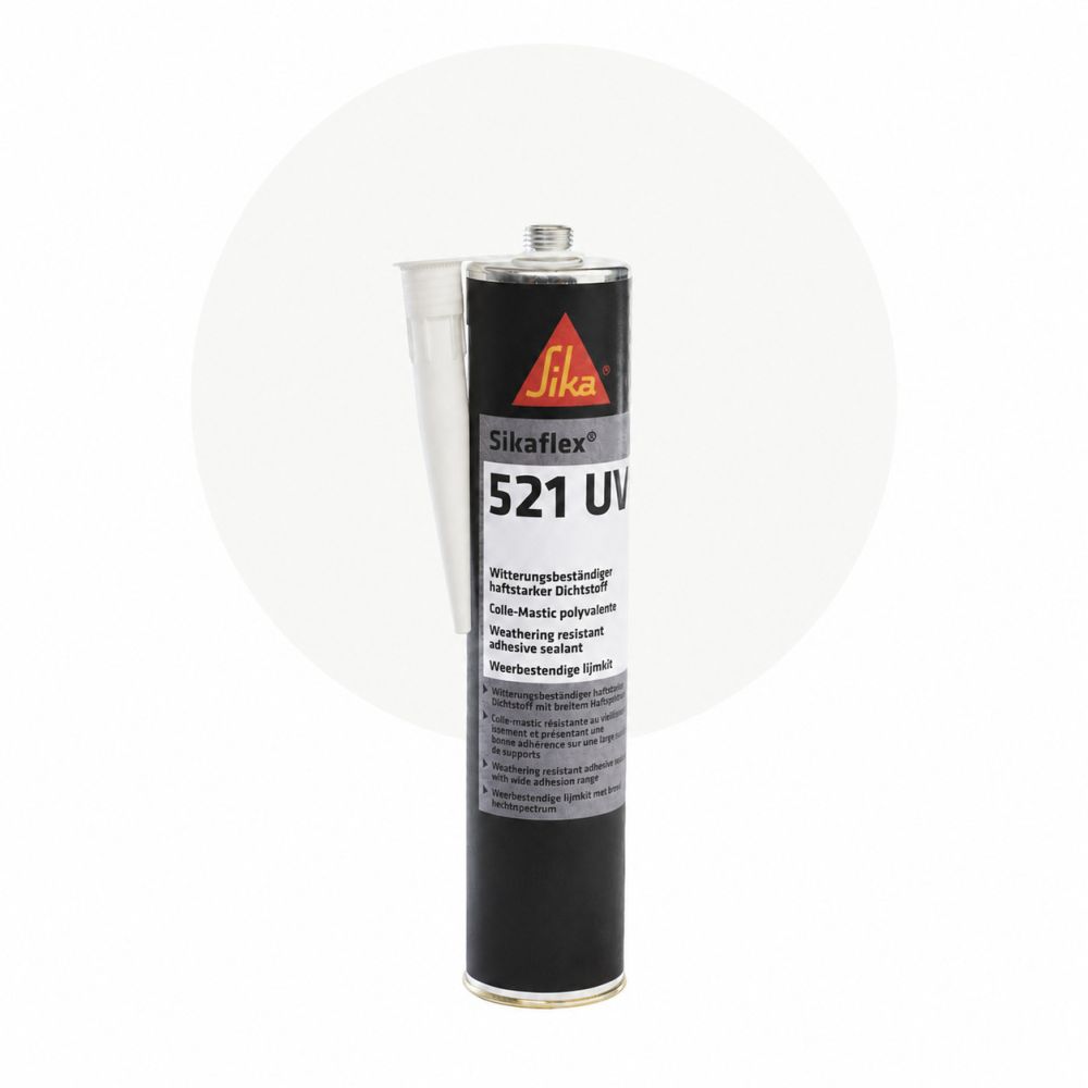 Sikaflex 521 UV - Vit, 300 ml main product photo