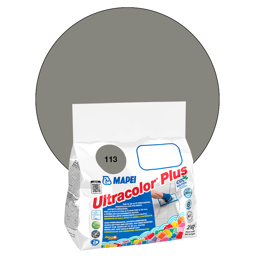 Mapei Ultracolor Plus - 113 Cement Grey - 2 kg main product photo