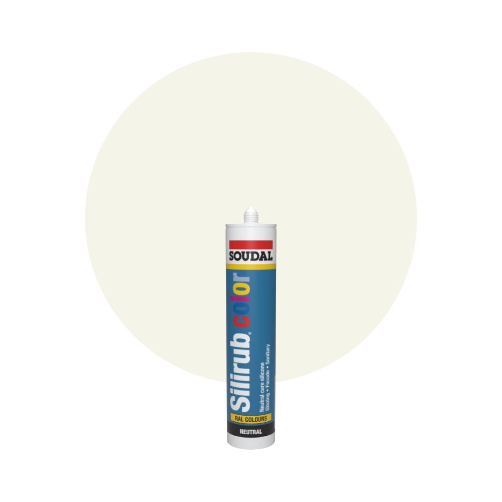 Soudal Silirub Color - RAL 9001 Krämvit main product photo